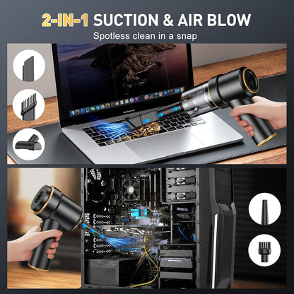 Handheld Car Vacuum Cleaner, Hand Held Vacuum Cleaner and Air Duster