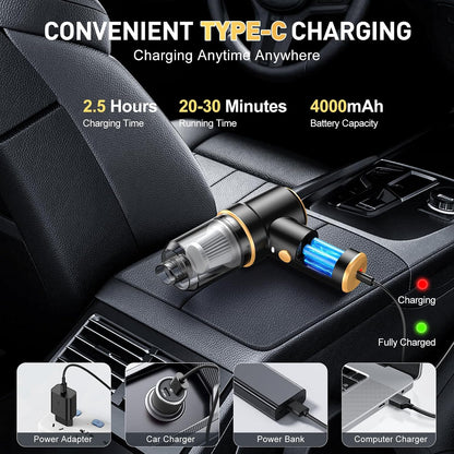 Handheld Car Vacuum Cleaner, Hand Held Vacuum Cleaner and Air Duster