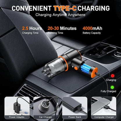 Handheld Car Vacuum Cleaner, Hand Held Vacuum Cleaner and Air Duster