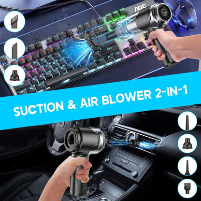 Handheld Car Vacuum Cleaner, Hand Held Vacuum Cleaner and Air Duster