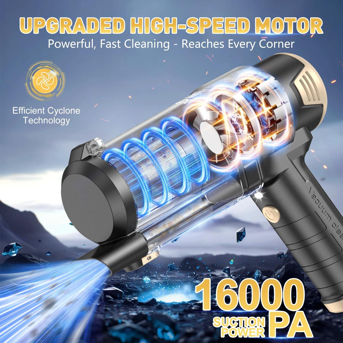 Handheld Car Vacuum Cleaner, Hand Held Vacuum Cleaner and Air Duster