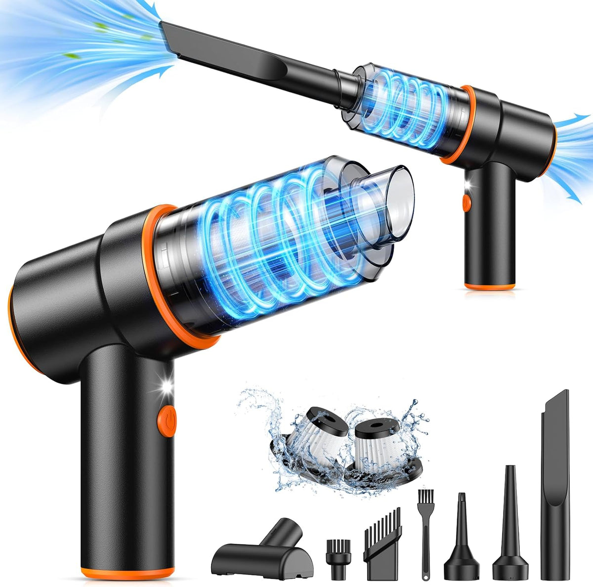Handheld Car Vacuum Cleaner, Hand Held Vacuum Cleaner and Air Duster