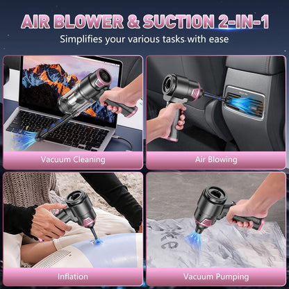 Handheld Car Vacuum Cleaner, Hand Held Vacuum Cleaner and Air Duster