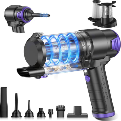 Handheld Car Vacuum Cleaner, Hand Held Vacuum Cleaner and Air Duster