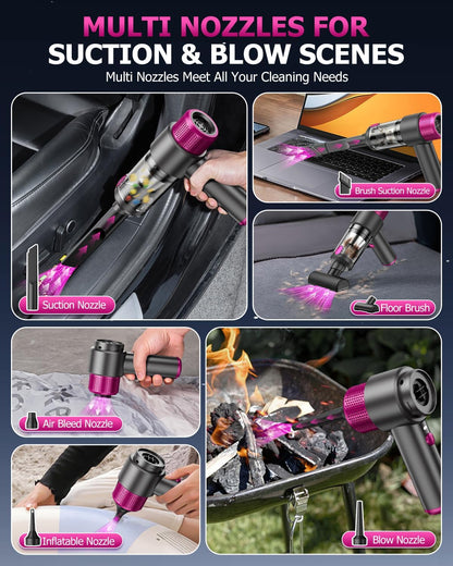 Handheld Car Vacuum Cleaner, Hand Held Vacuum Cleaner and Air Duster