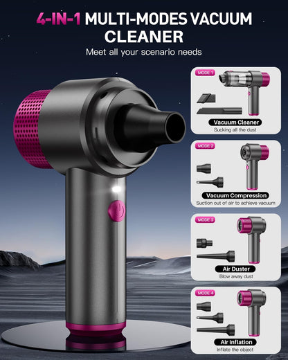 Handheld Car Vacuum Cleaner, Hand Held Vacuum Cleaner and Air Duster