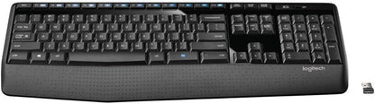 MK345 Full Size Wireless Keyboard and Mouse Combo - Black