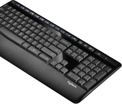 MK345 Full Size Wireless Keyboard and Mouse Combo - Black