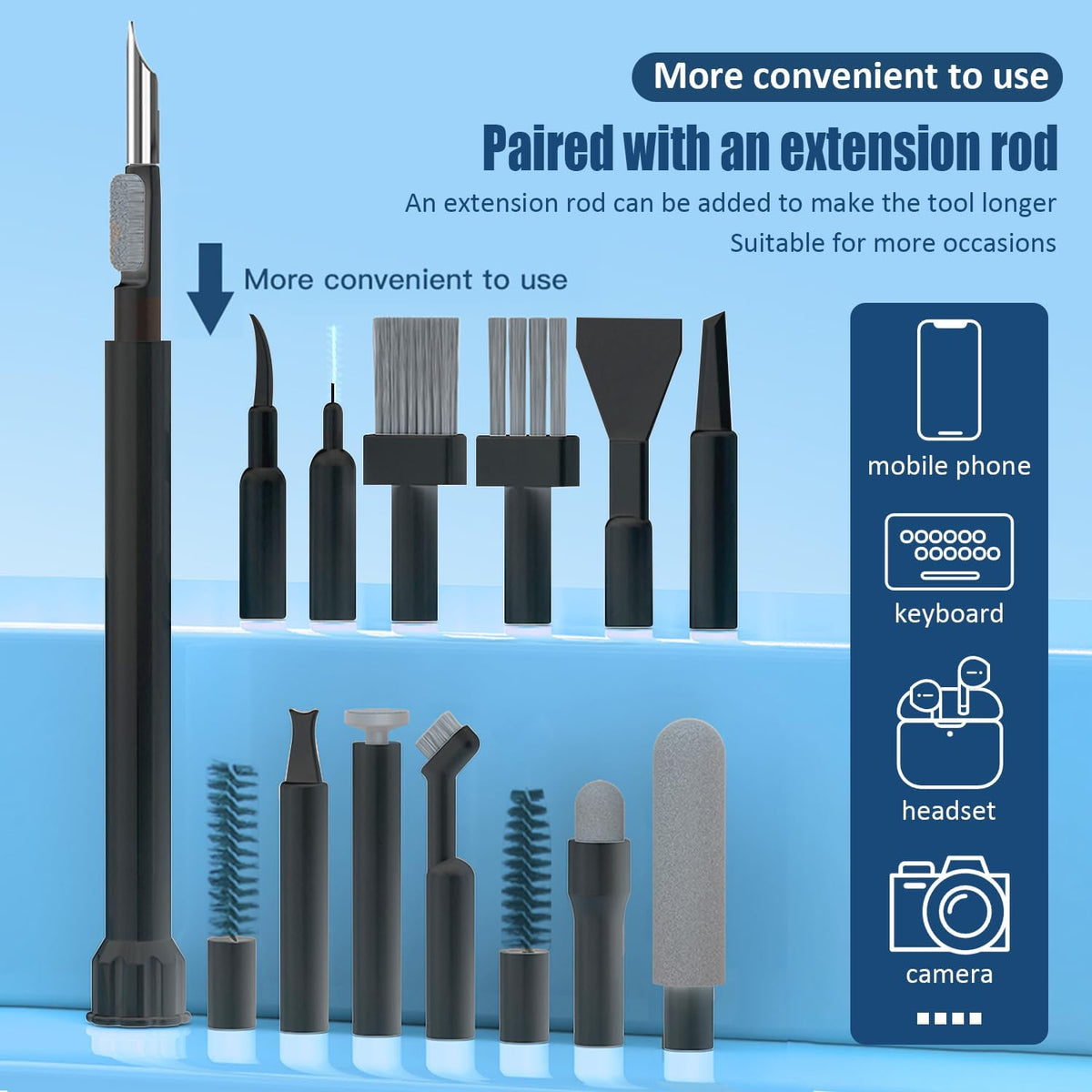 20-in-1 Laptop Phone Screen Earbud Cleaning Kit, Keyboard Cleaner Kit