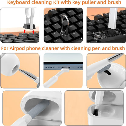 20-in-1 Laptop Phone Screen Earbud Cleaning Kit, Keyboard Cleaner Kit
