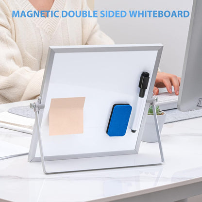 Small WhiteBoard with Stand 10" X 10"