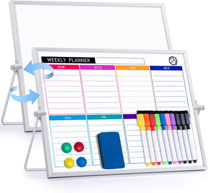 Small WhiteBoard with Stand 10" X 10"