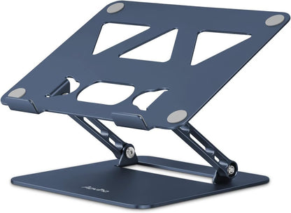 Adjustable Laptop Stand for Desk,Portable Laptop Stand Holder and Riser,Foldable Aluminum Notebook Computer Stands for MacBook Air Pro HP Lenovo Dell Samsung Chromebook, 10-15.6 inch, Purple