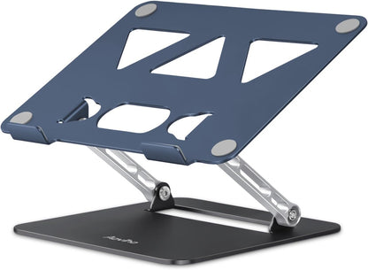 Adjustable Laptop Stand for Desk,Portable Laptop Stand Holder and Riser,Foldable Aluminum Notebook Computer Stands for MacBook Air Pro HP Lenovo Dell Samsung Chromebook, 10-15.6 inch, Purple
