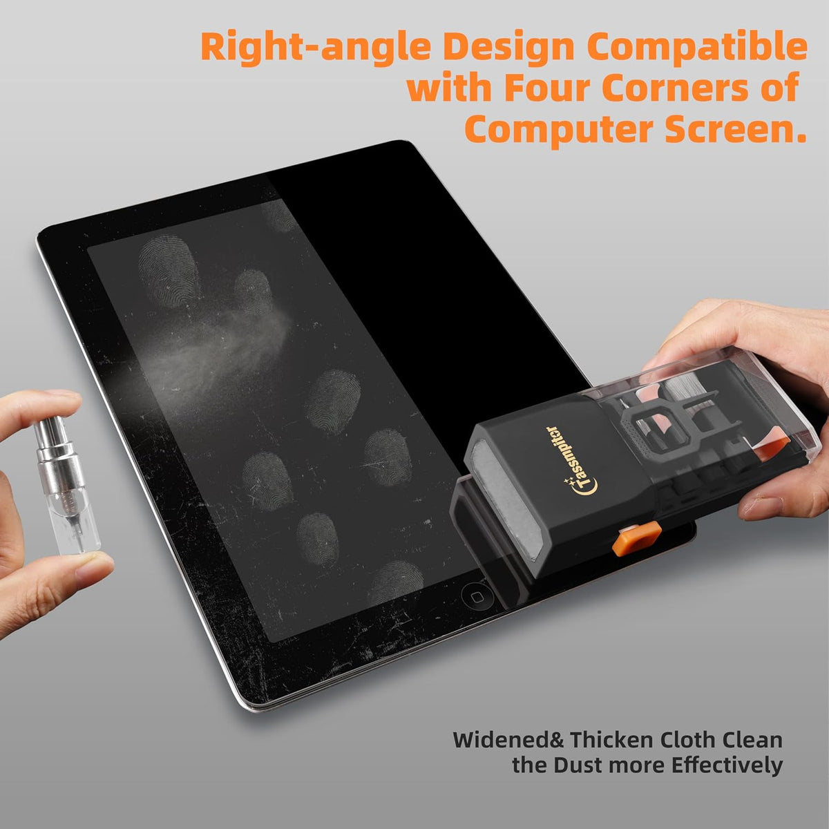 Keyboard Cleaning Kit, All-in-One Laptop & Computer Screen Cleaner, Black