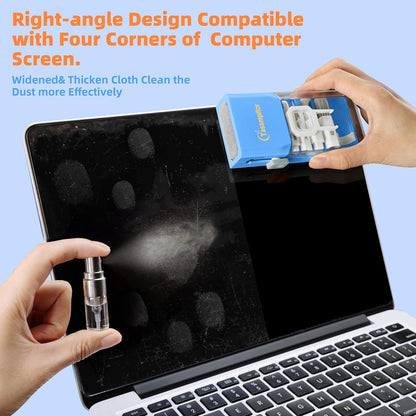 Keyboard Cleaning Kit, All-in-One Laptop & Computer Screen Cleaner, Black