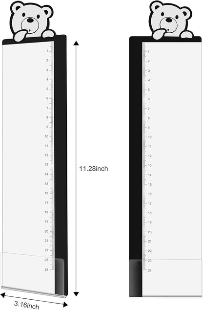 Office Desk Accessories 2pcs Multifunction Computer Monitor Memo Board - Transparent Computer Side Panel Memo Creative Monitor Side Panel Suitable for Office Home Desktop