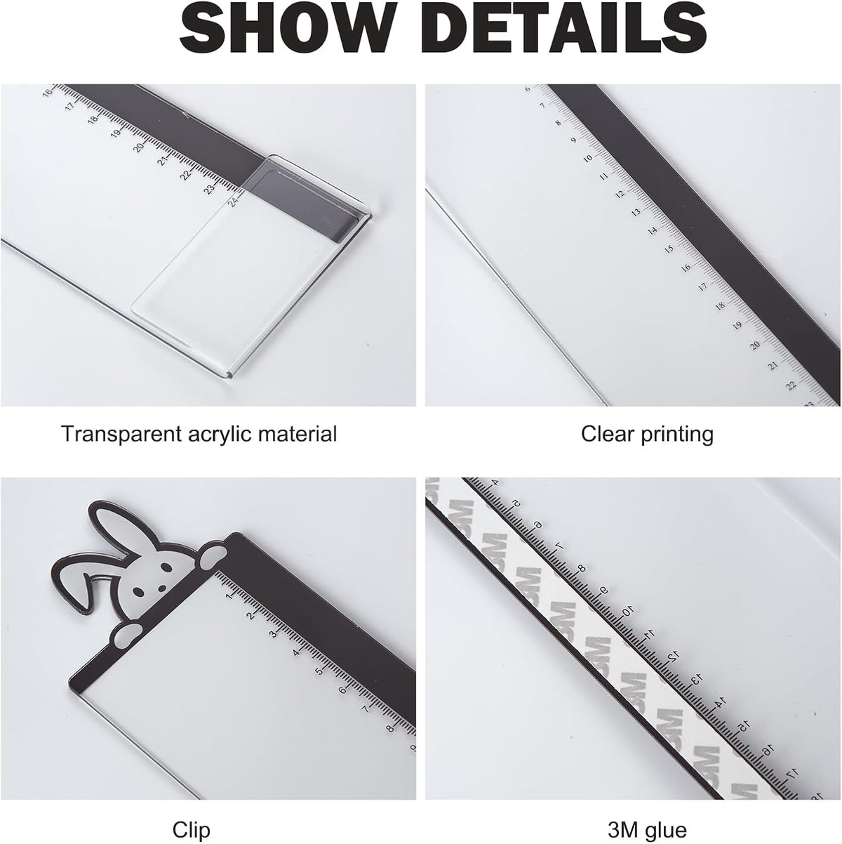 Office Desk Accessories 2pcs Multifunction Computer Monitor Memo Board - Transparent Computer Side Panel Memo Creative Monitor Side Panel Suitable for Office Home Desktop