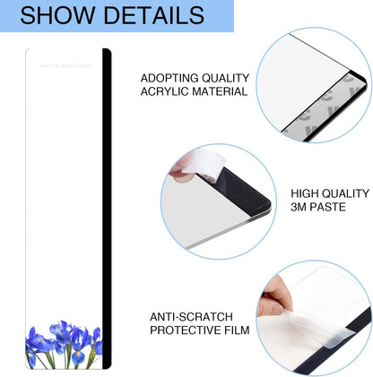 Office Desk Accessories 2pcs Multifunction Computer Monitor Memo Board - Transparent Computer Side Panel Memo Creative Monitor Side Panel Suitable for Office Home Desktop