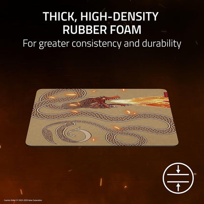 Gigantus V2 Cloth Gaming Mouse Pad (XXL), Thick, Non-Slip Base, Black