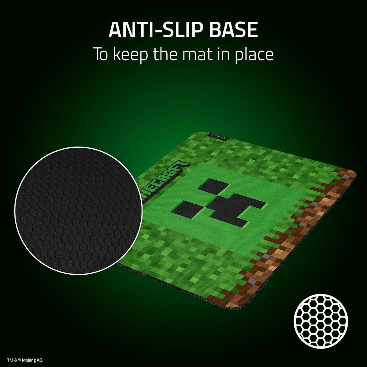 Gigantus V2 Cloth Gaming Mouse Pad (XXL), Thick, Non-Slip Base, Black