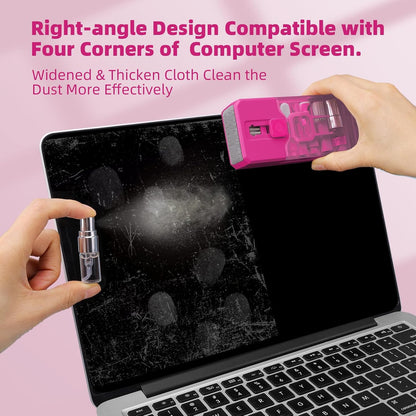 Keyboard Cleaner & Laptop Cleaning Kit, All-in-1 for Computer PC, Black