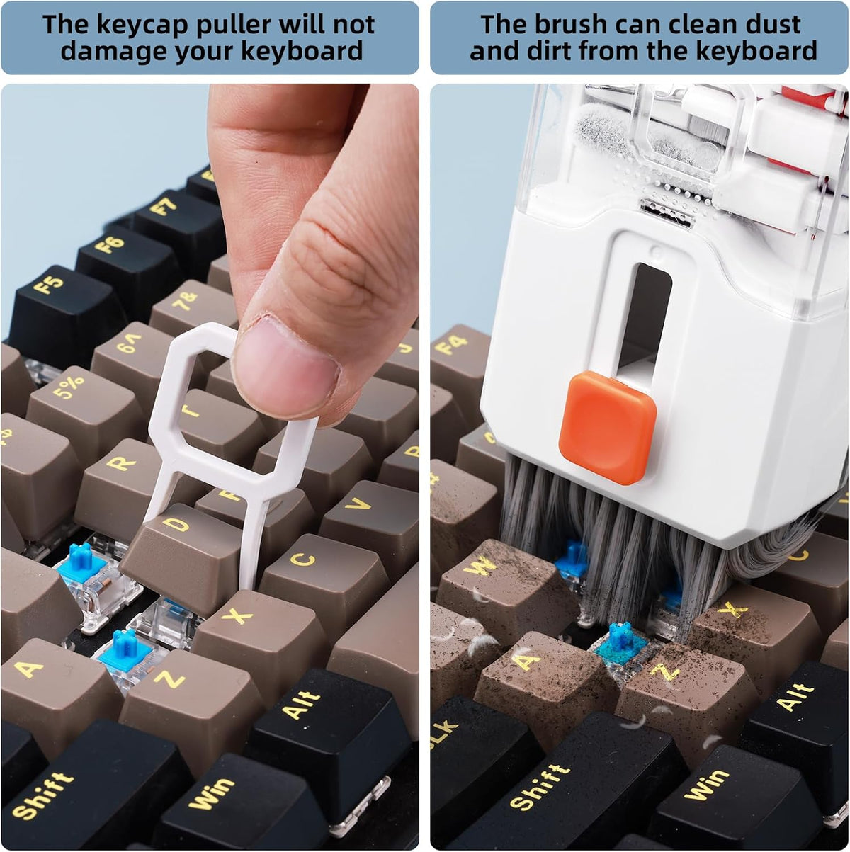 Keyboard Cleaner & Laptop Cleaning Kit, All-in-1 for Computer PC, Black