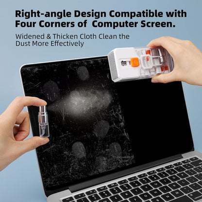 Keyboard Cleaner & Laptop Cleaning Kit, All-in-1 for Computer PC, Black