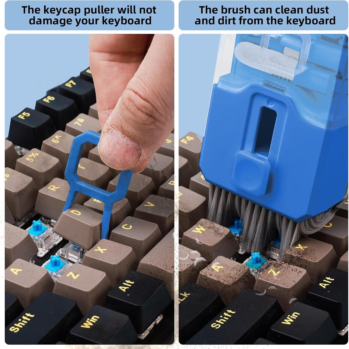 Keyboard Cleaner & Laptop Cleaning Kit, All-in-1 for Computer PC, Black