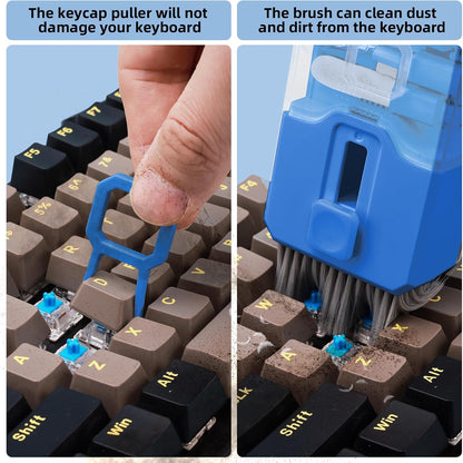 Keyboard Cleaner & Laptop Cleaning Kit, All-in-1 for Computer PC, Black