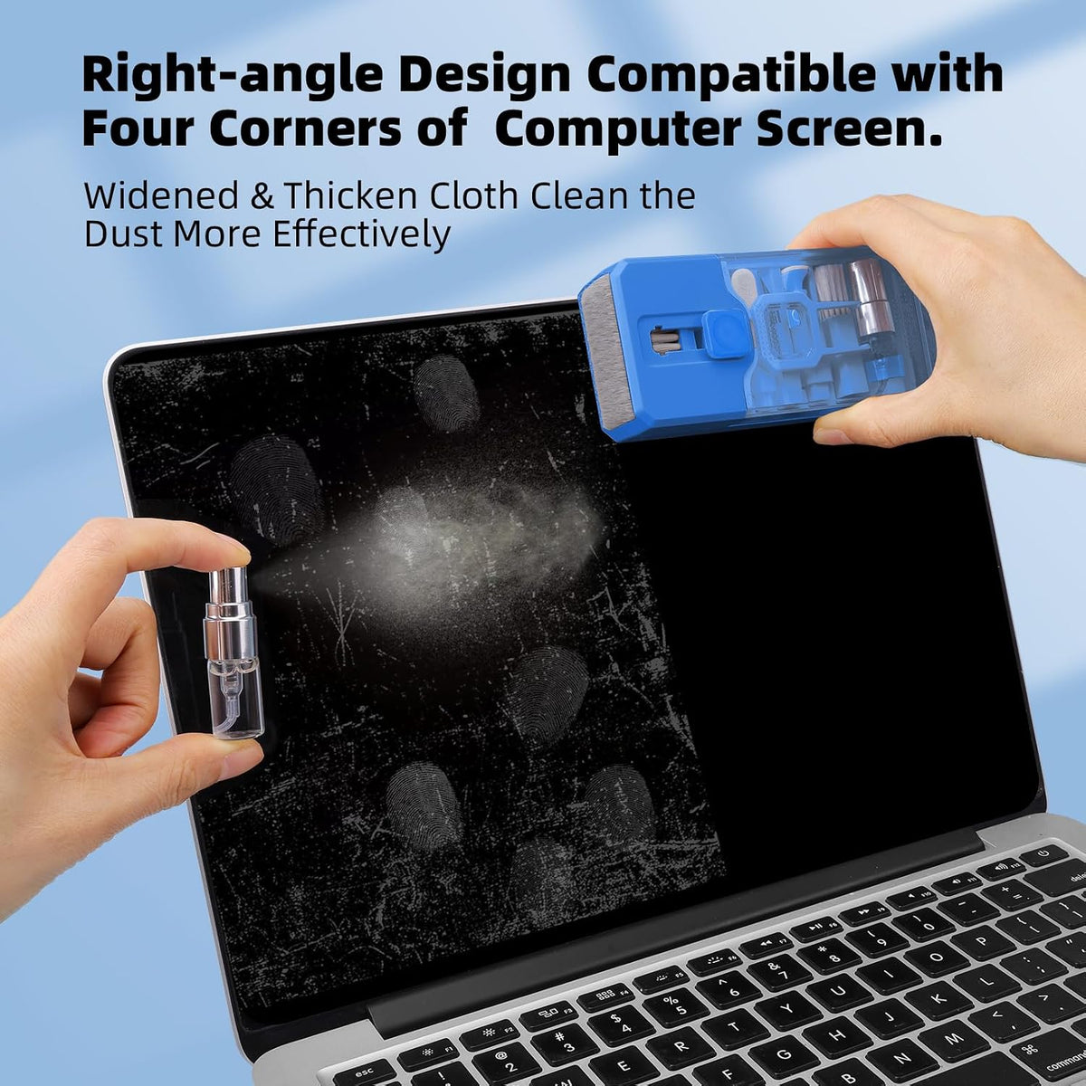 Keyboard Cleaner & Laptop Cleaning Kit, All-in-1 for Computer PC, Black