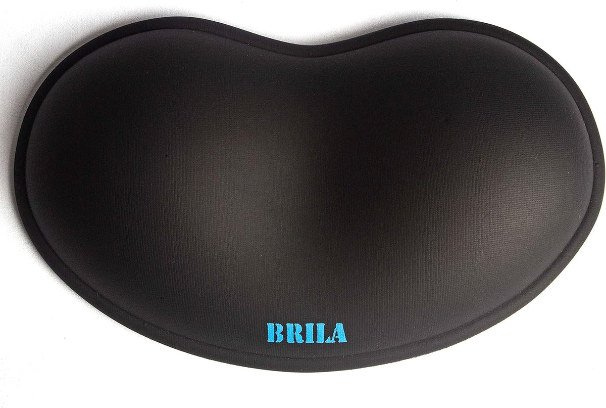 Ergonomic Silicone Mouse Wrist Rest, Cooling Silica Gel PU Leather Mouse Wrist Support Pad for Office Work and Laptop Computer Gaming