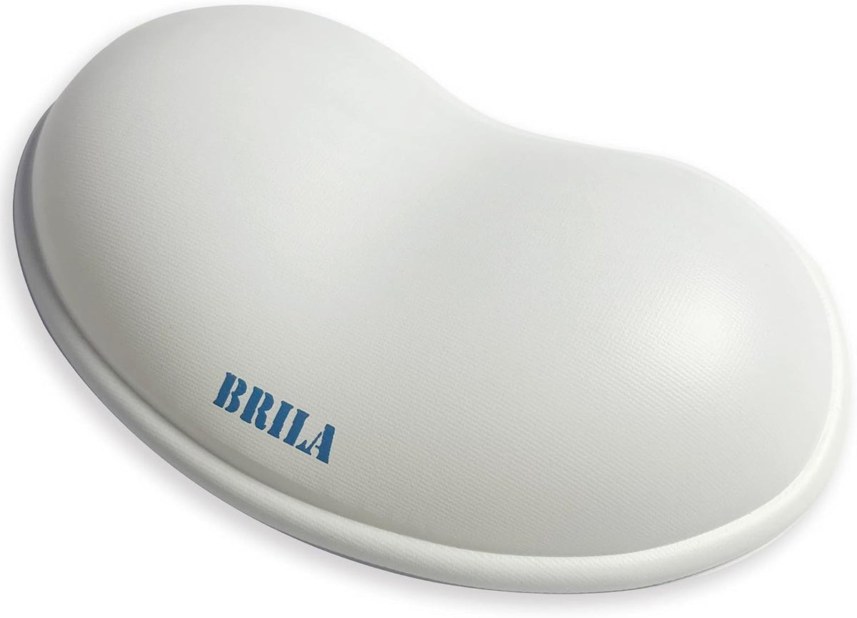 Ergonomic Silicone Mouse Wrist Rest, Cooling Silica Gel PU Leather Mouse Wrist Support Pad for Office Work and Laptop Computer Gaming