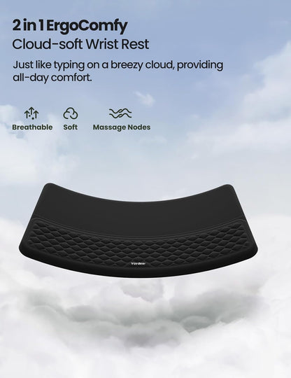 Wrist Rest with Keyboard Stand Computer Ergonomic Wrist Support Pad