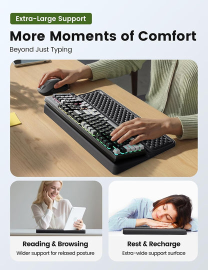 Wrist Rest with Keyboard Stand Computer Ergonomic Wrist Support Pad