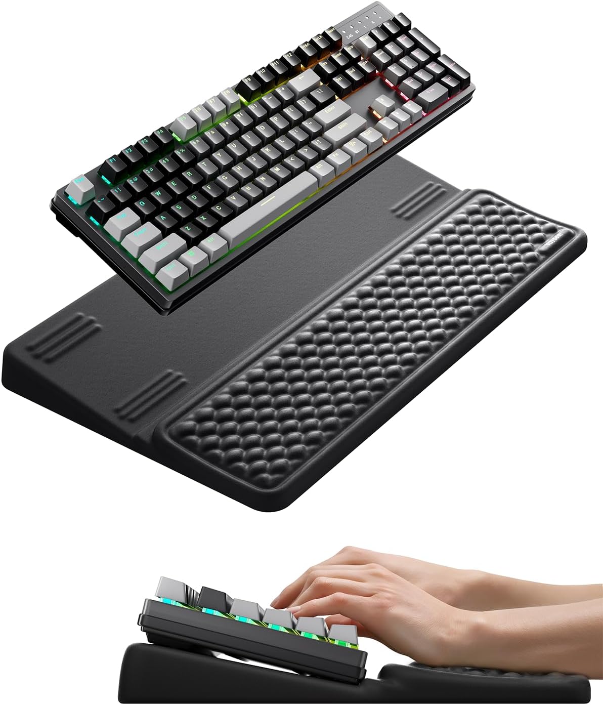 Wrist Rest with Keyboard Stand Computer Ergonomic Wrist Support Pad