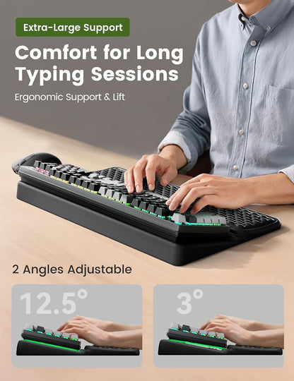 Wrist Rest with Keyboard Stand Computer Ergonomic Wrist Support Pad