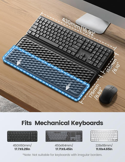 Wrist Rest with Keyboard Stand Computer Ergonomic Wrist Support Pad