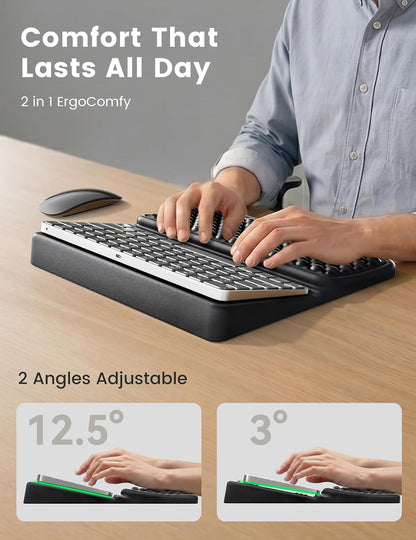 Wrist Rest with Keyboard Stand Computer Ergonomic Wrist Support Pad