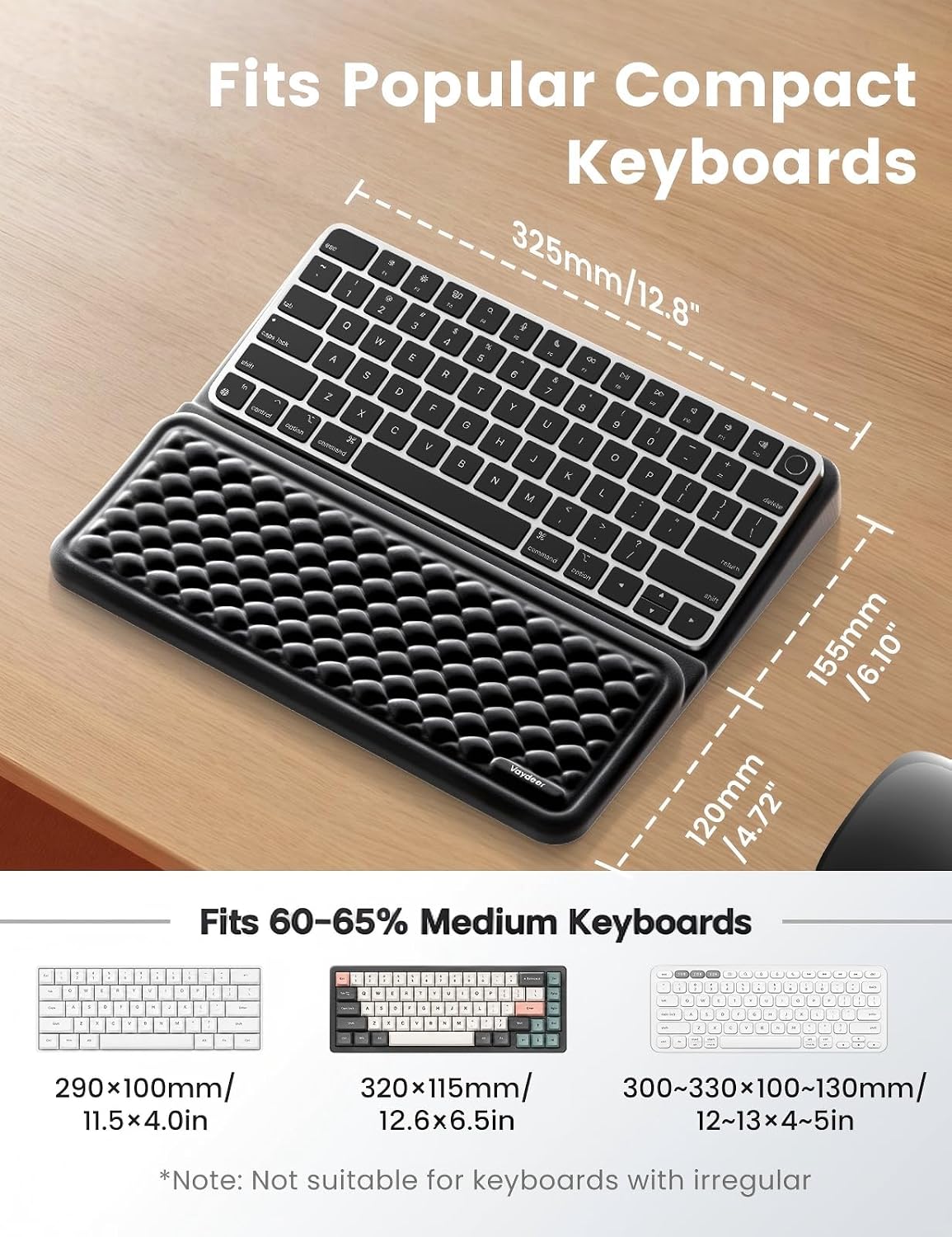Wrist Rest with Keyboard Stand Computer Ergonomic Wrist Support Pad