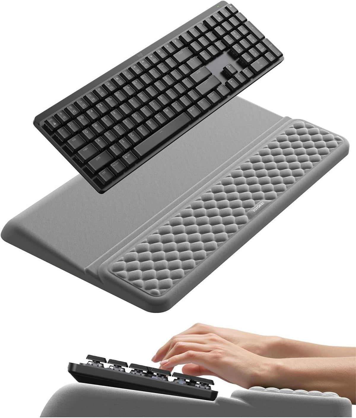 Wrist Rest with Keyboard Stand Computer Ergonomic Wrist Support Pad