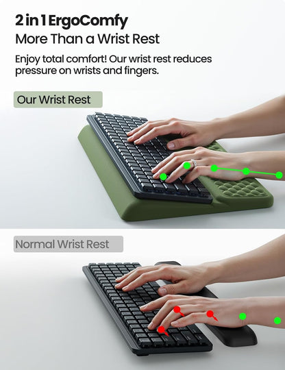 Wrist Rest with Keyboard Stand Computer Ergonomic Wrist Support Pad