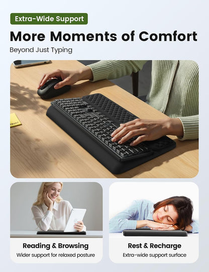 Wrist Rest with Keyboard Stand Computer Ergonomic Wrist Support Pad