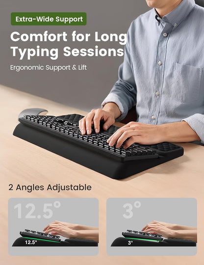 Wrist Rest with Keyboard Stand Computer Ergonomic Wrist Support Pad