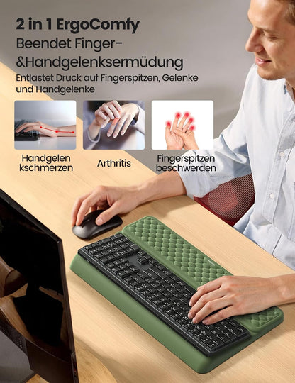 Wrist Rest with Keyboard Stand Computer Ergonomic Wrist Support Pad