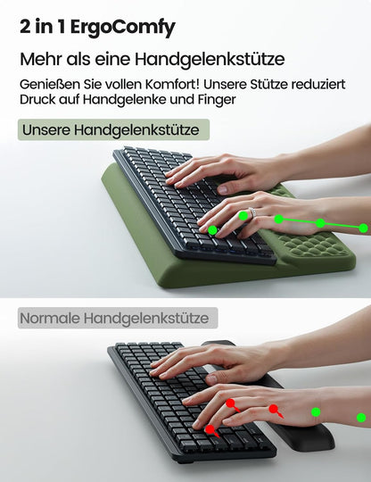 Wrist Rest with Keyboard Stand Computer Ergonomic Wrist Support Pad