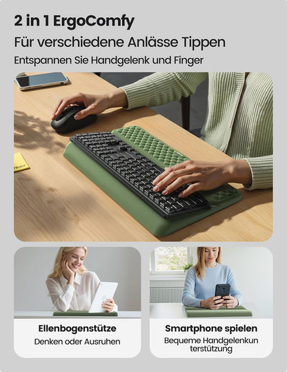 Wrist Rest with Keyboard Stand Computer Ergonomic Wrist Support Pad