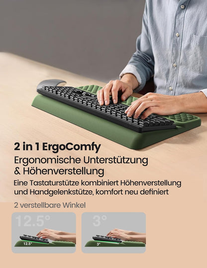 Wrist Rest with Keyboard Stand Computer Ergonomic Wrist Support Pad