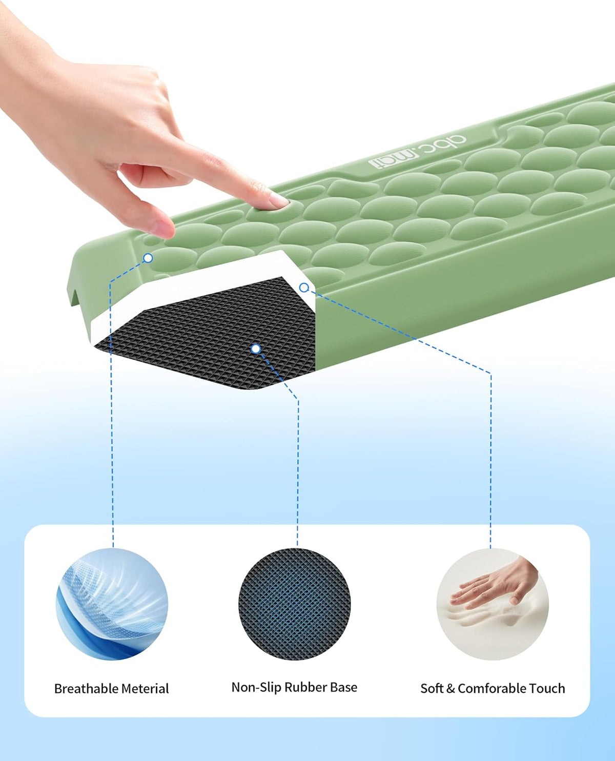 2-in-1 L-Shaped Desk Elbow Pads & & Mouse Pad Set with Wrist Rest, Black