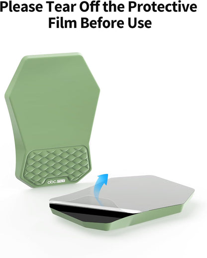 2-in-1 L-Shaped Desk Elbow Pads & & Mouse Pad Set with Wrist Rest, Black